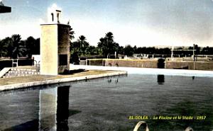El-Golea - Piscine et Stade - 1957